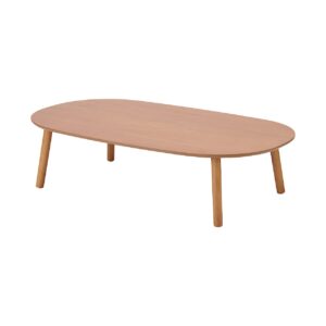 low oval table